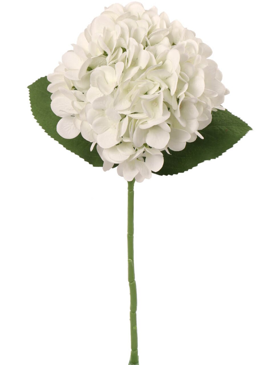 12-Pack: White Hydrangea Stem with Lifelike Silk Foliage by Floral Home®